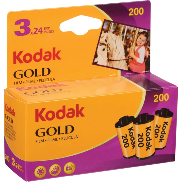 KODAK 135 Gold 200 Carded 24x3
