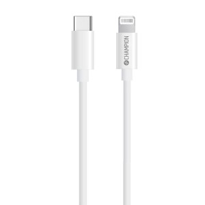 CHAMPION USB-C till Lightning Kabel 1m Vit