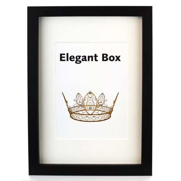 Ram Elegant Box Svart 13x18 (PP 9x12)